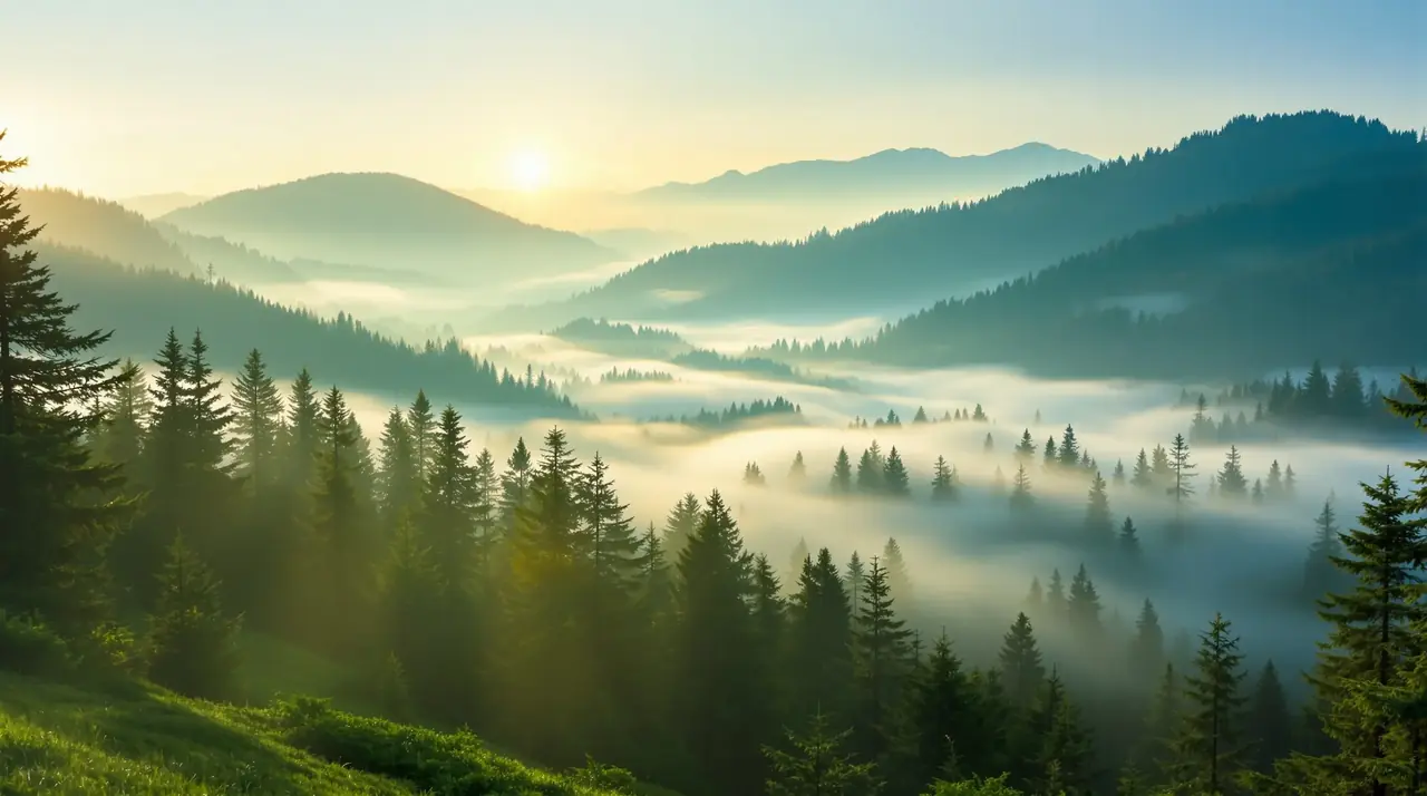 晨雾缭绕:山间清晨纪录 - 小米影视 晨雾缭绕:山间清晨纪录